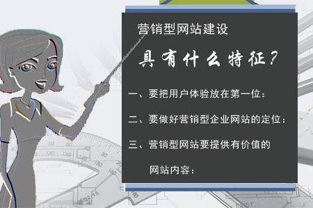 營銷型網(wǎng)站建設(shè)具有什么特征？