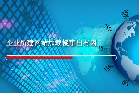 企業(yè)所建網站加載慢事出有因
