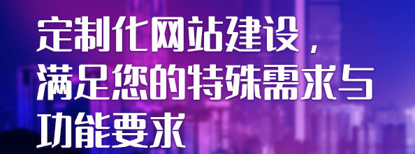定制化網(wǎng)站建設(shè)，滿足您的特殊需求與功能要求